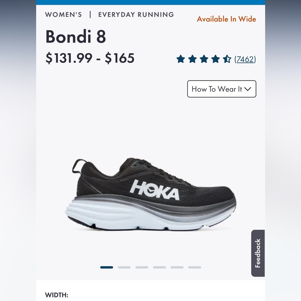 HOKA brand new in women’s size 8.5 true to the size